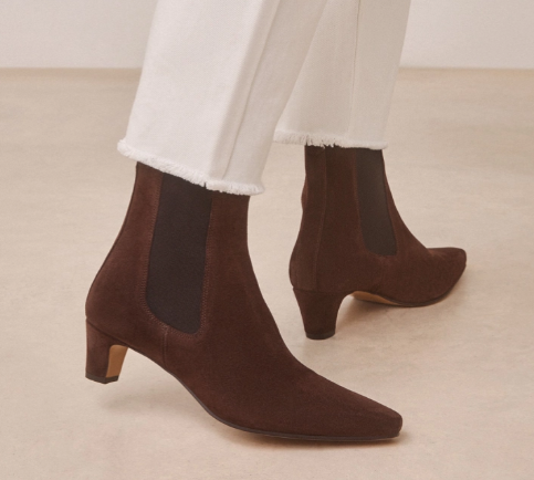 Bottines à talon moyen