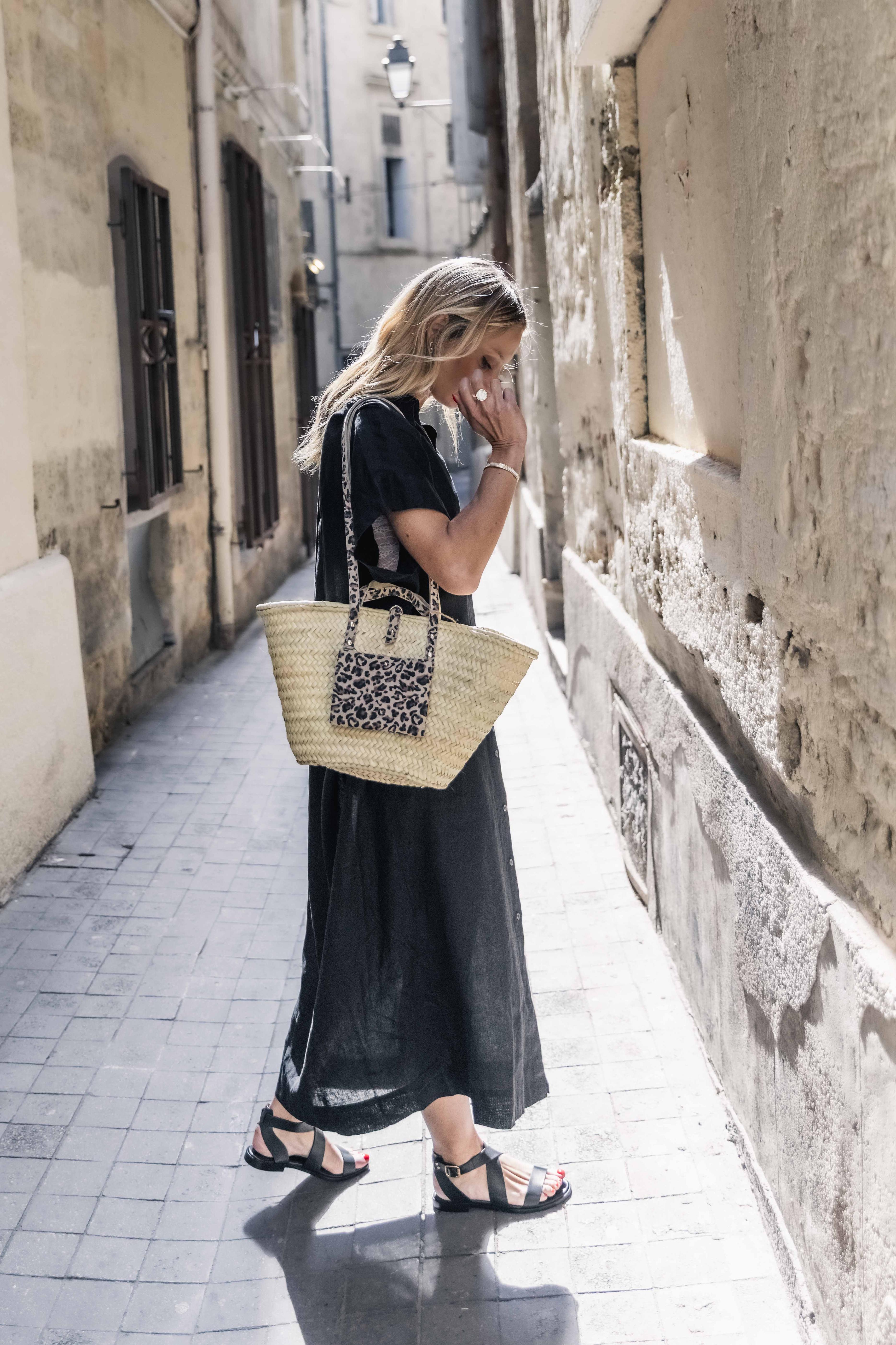 Robe -chemise en lin ZENGGI