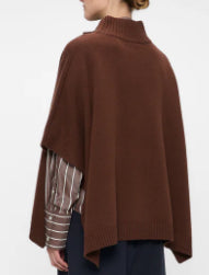Poncho en laine d'agneau ZENGGI W03-1017