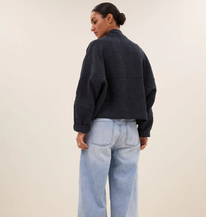 Veste bleue matelassée FLORA BY BAR