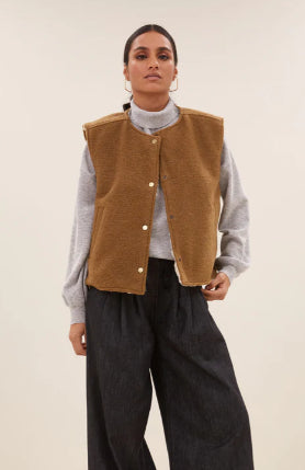 Veste sans manches reversible Joelle BY BAR
