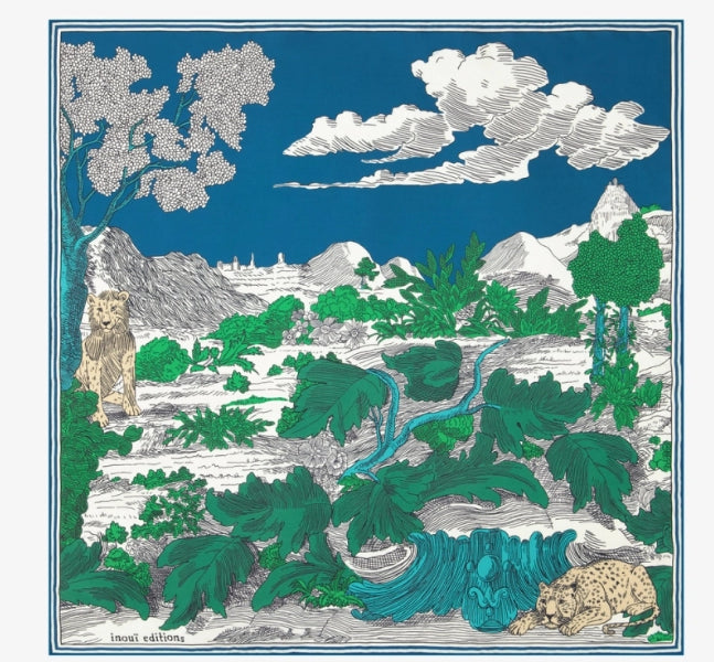 Carré 70 x 70 HISTOIRE Vert Inoui Editions