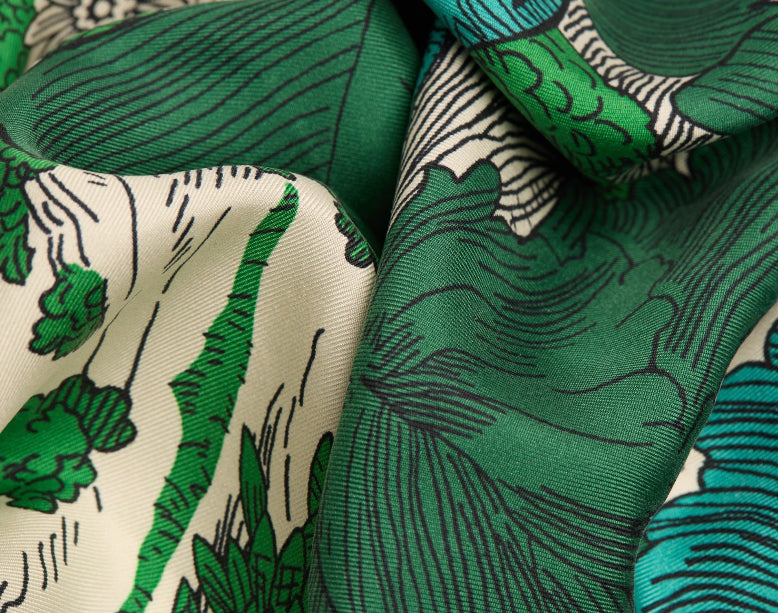 Carré 70 x 70 HISTOIRE Vert Inoui Editions