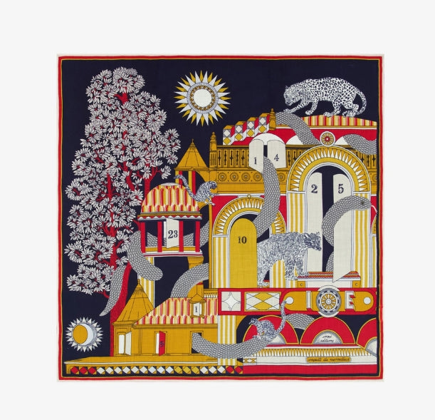 Carré 100 x 100 NICOLAS Bleu Inoui Editions