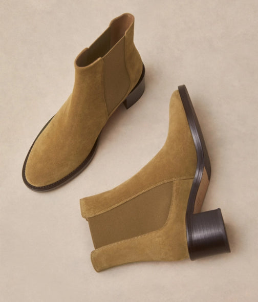 Bottine 289 Suède Ecorce RIVECOUR