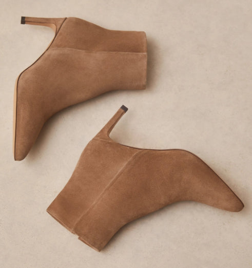 Bottine N° 720 Suède Taupe RIVECOUR