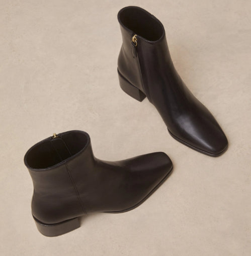 Bottines N°406 Cuir Noir RIVECOUR