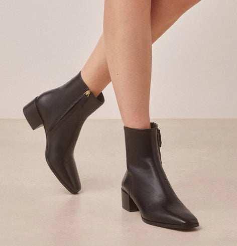 Bottines N°406 Cuir Noir RIVECOUR