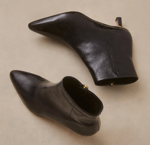 Bottines N°421 Cuir vernis Noir RIVECOUR