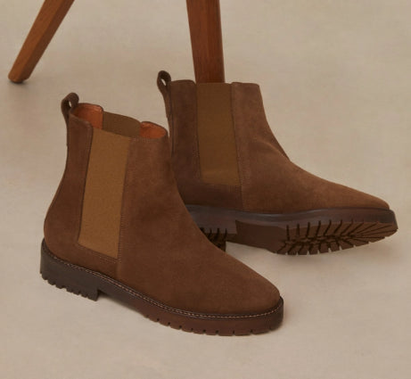 Bottine N° 501 Suede Mocha RIVECOUR