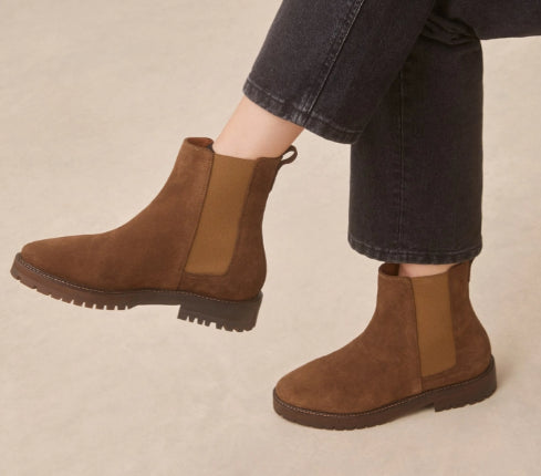 Bottine N° 501 Suede Mocha RIVECOUR