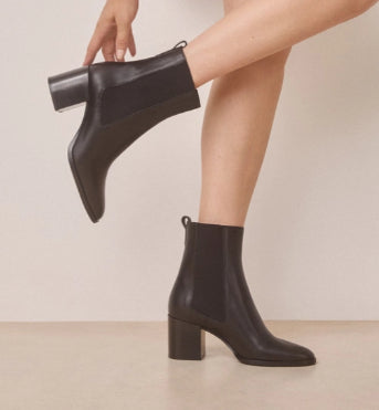 Bottine N°663 Cuir Noir RIVECOUR