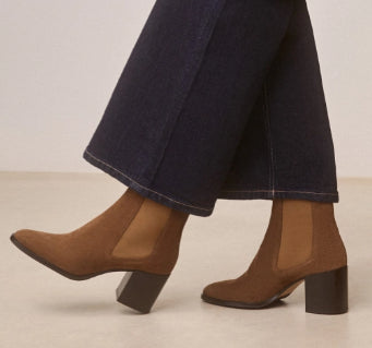 Bottine N°663 Suede Mocha RIVECOUR