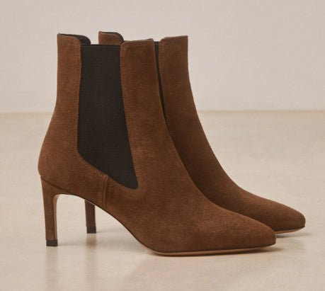Bottine N° 711 Suède Mocha RIVECOUR