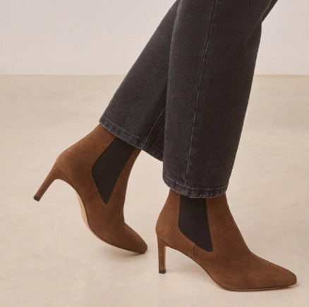 Bottine N° 711 Suède Mocha RIVECOUR