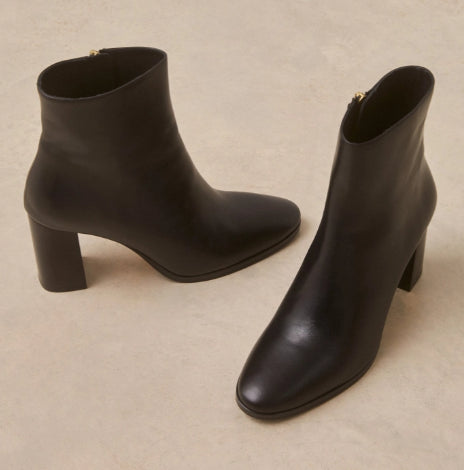 Bottine N°822 Cuir Noir RIVECOUR