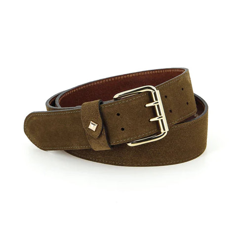 Ceinture Velours La GUIARD Tobacco HERBERT