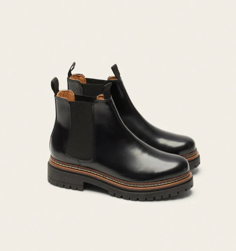 Bottine Pernille en cuir Noir ODAJE (ancien M MOUSTACHE)