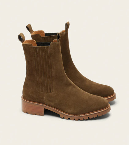 Bottines Dorianne suède Kaki ODAJE (ancien M MOUSTACHE)