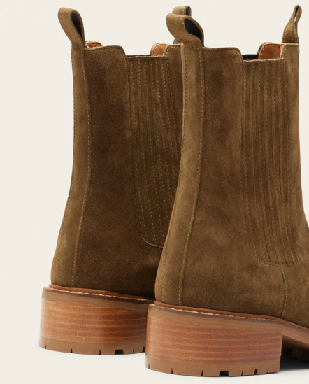 Bottines Dorianne suède Kaki ODAJE (ancien M MOUSTACHE)