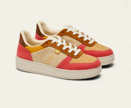 Basket MAXENCE Corail Jaune Marron ODAJE (ancien M MOUSTACHE)