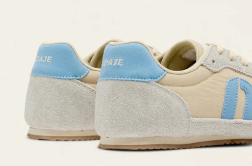 Basket RIYA Beige Bleu ODAJE (ancien M MOUSTACHE)