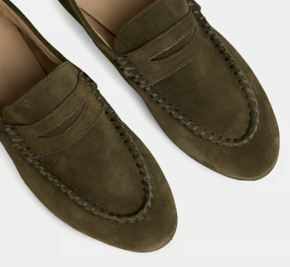 Mocassin Suède BOSCO (Kaki )N° 284 ANNIEL Réassort !