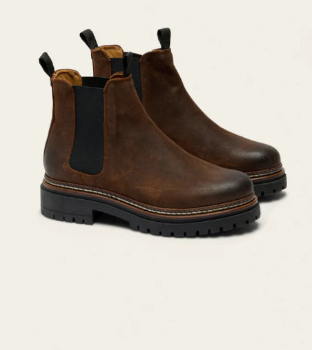 Bottine Pernille en cuir Marron ODAJE (ancien M MOUSTACHE)