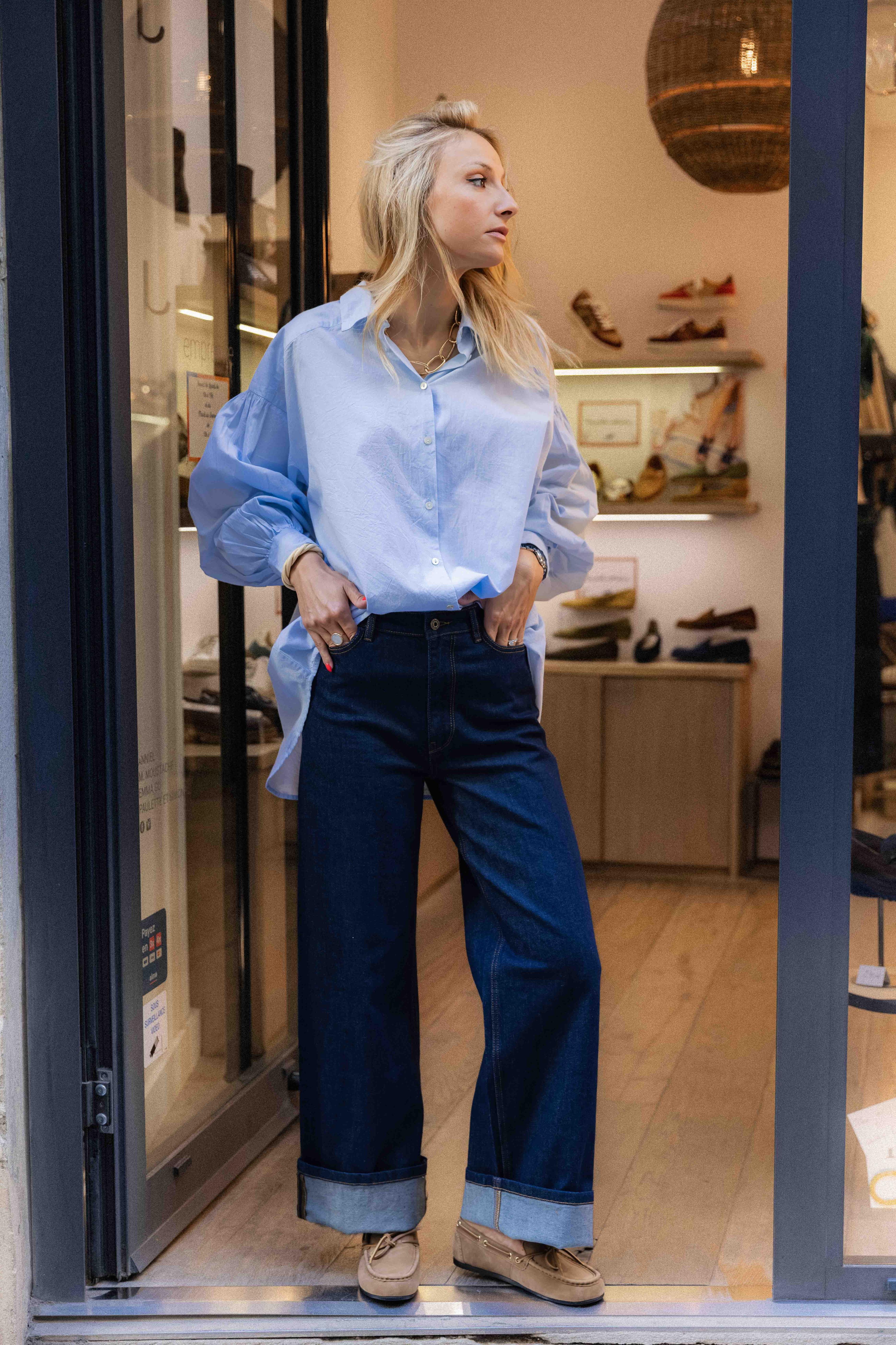 Chemise bleue claire BY BAR