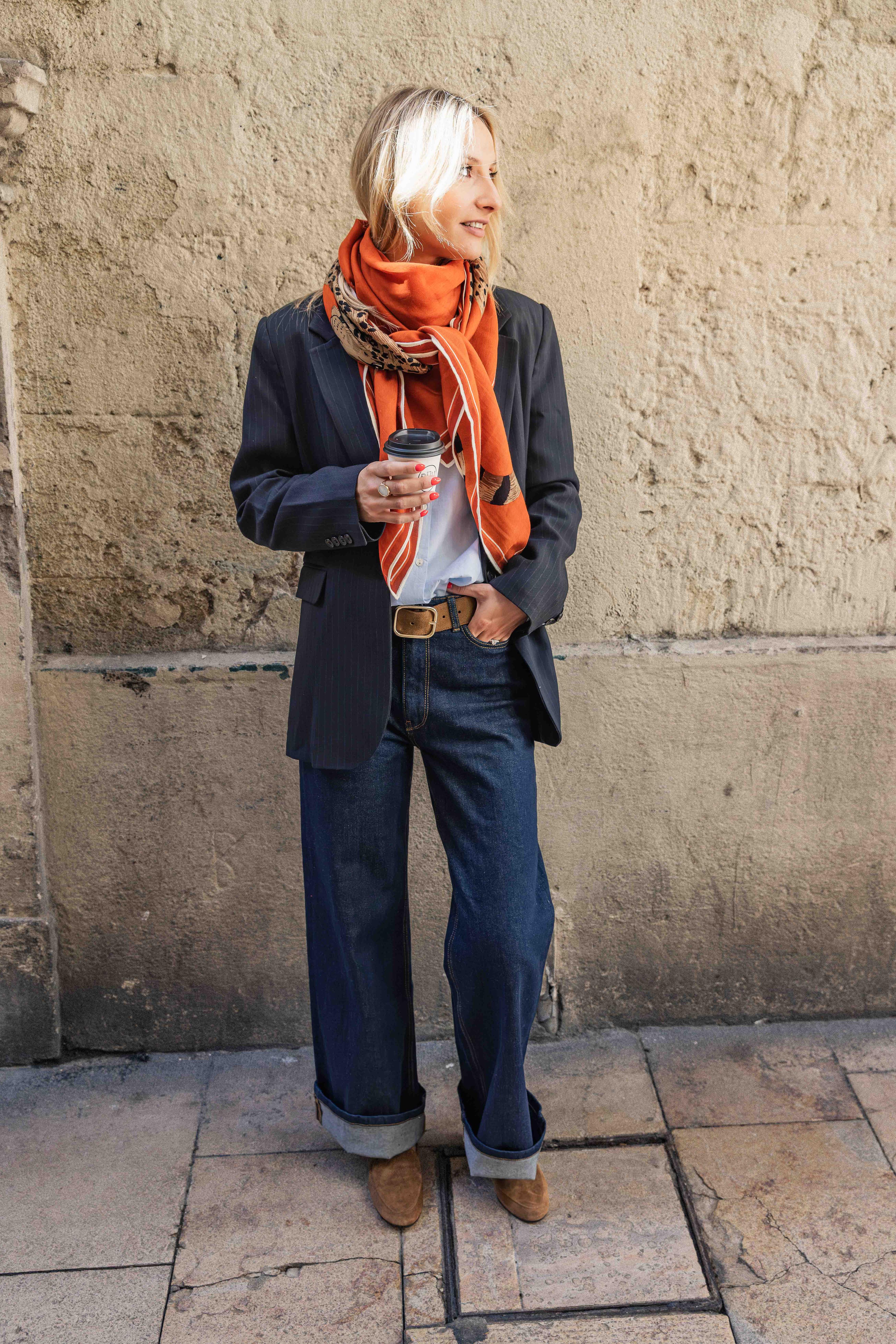 Jean bleu foncé LINA PANT BY BAR