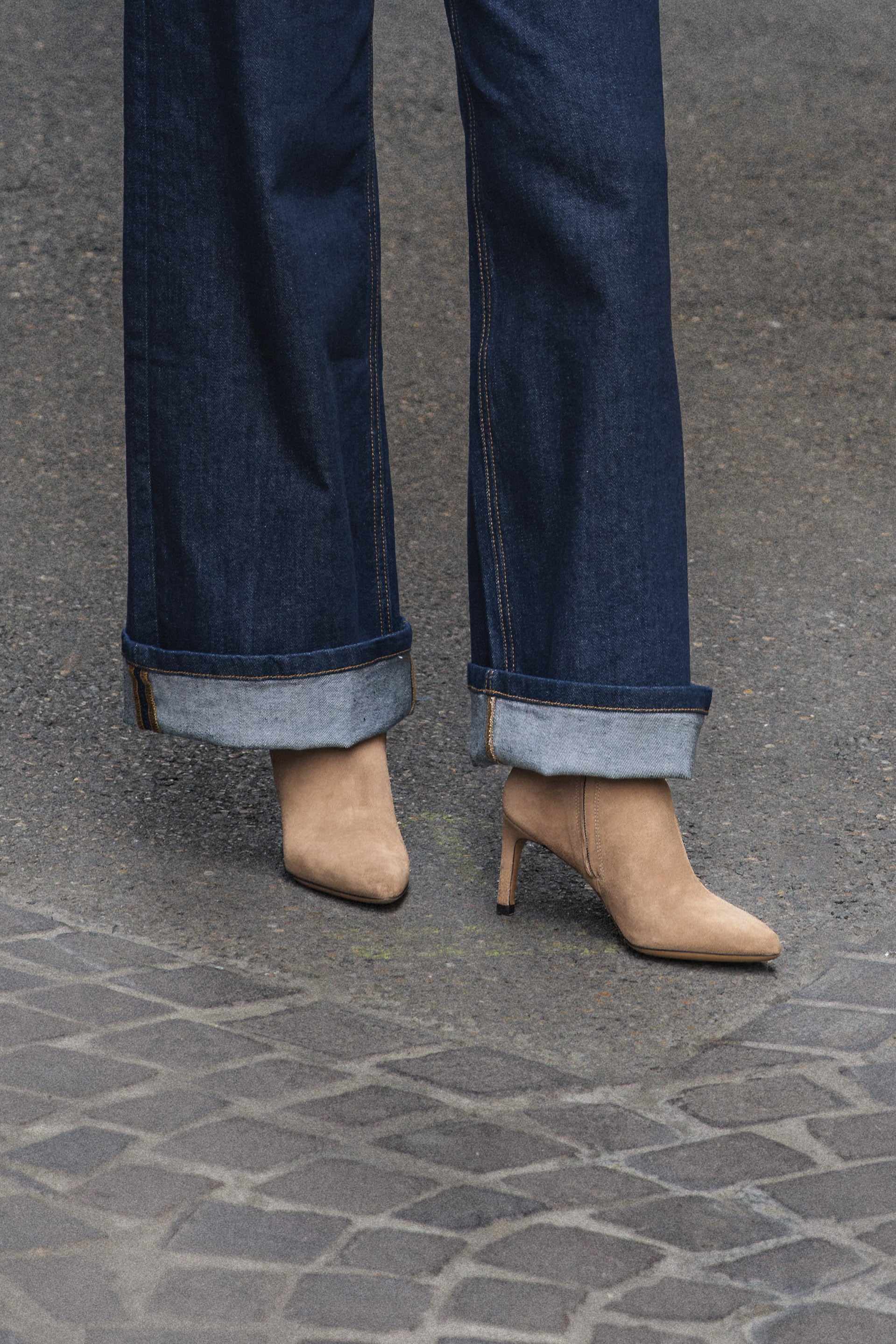 Bottine N° 720 Suède Taupe RIVECOUR