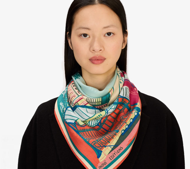 Carré 100 x 100 J'AIME PARIS Multico Inoui Editions