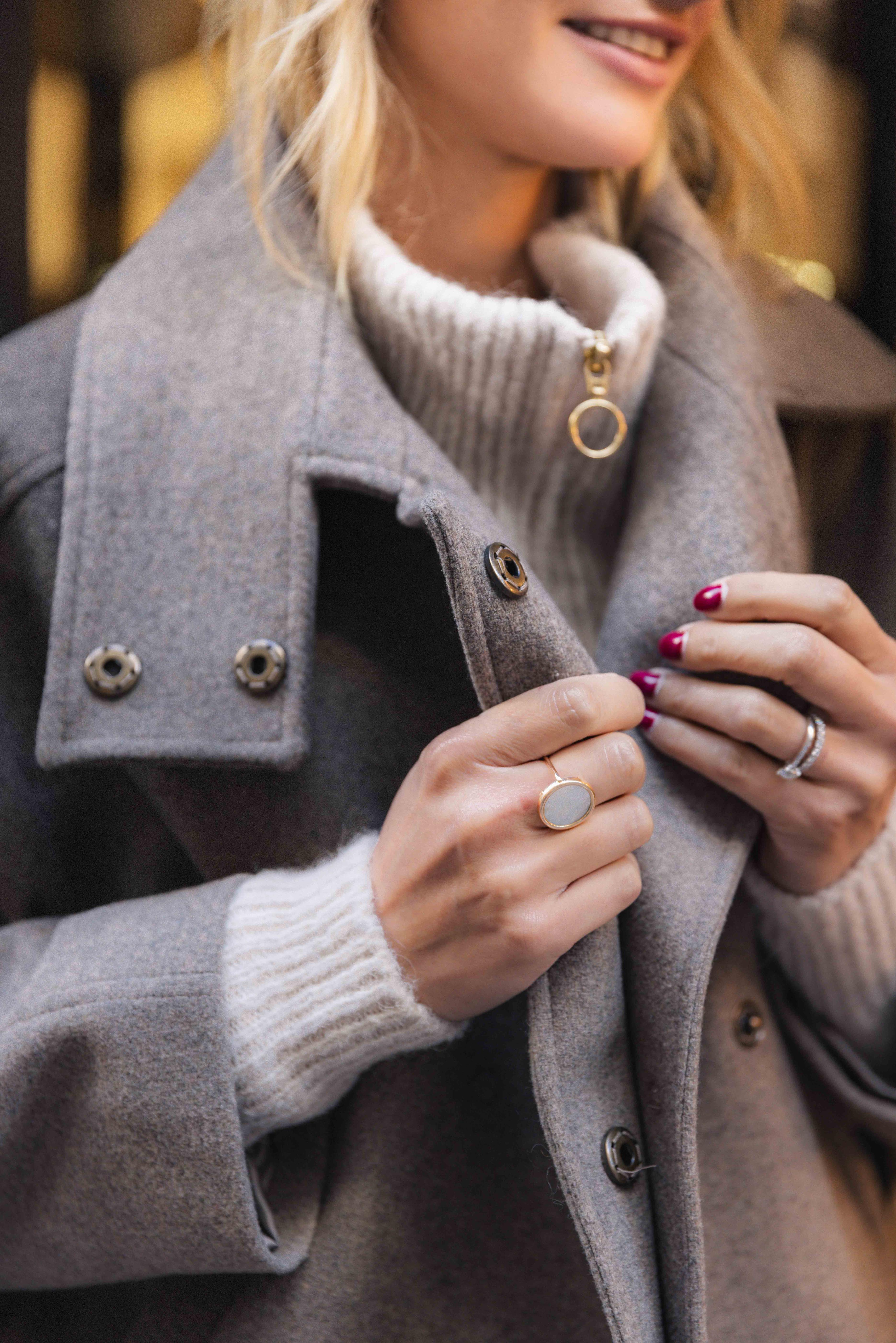 Manteau marron Rika Coat BY BAR