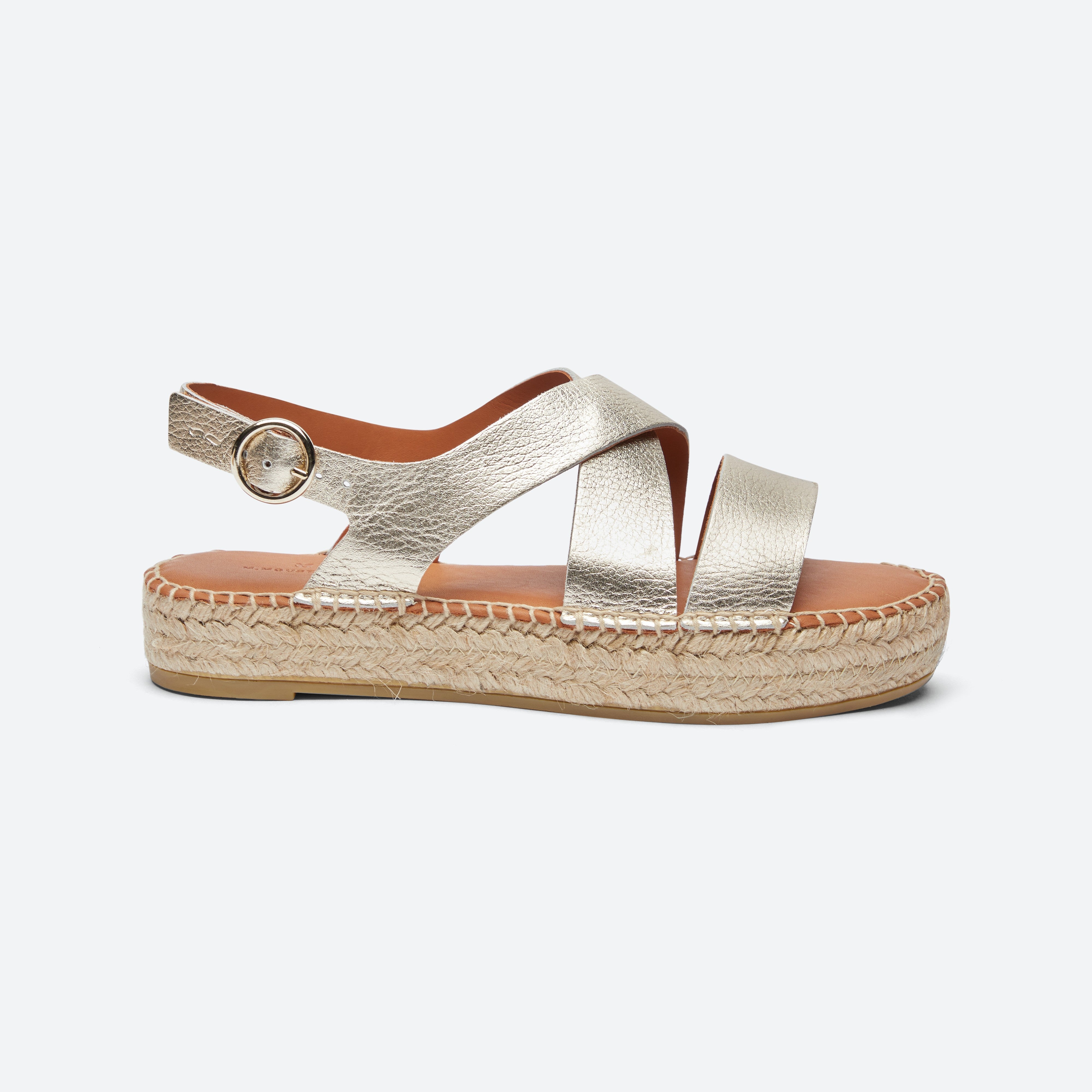 Espadrilles CHANTAL Doré ODAJE ex M MOUSTACHE