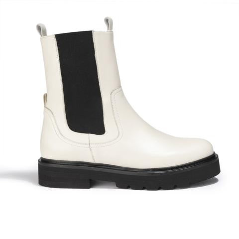 Bottine en cuir Off White JONNA ANAKI Dernières en 39 !