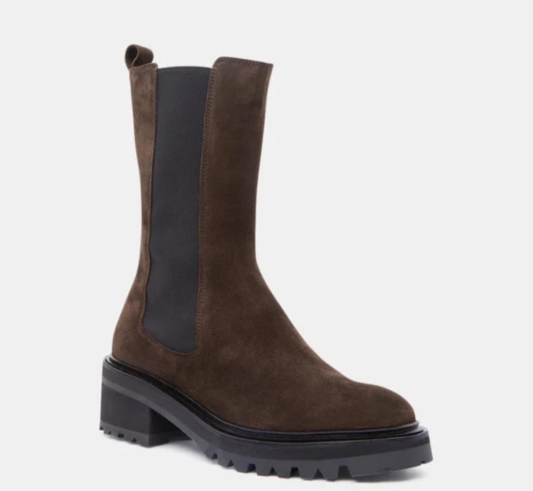 Bottine A3333 Suède Marron foncé BILLI BI Dernières pointures en 38 et 39