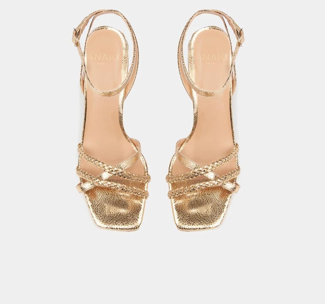 Sandale AMPARO Doré ANAKI Reste 39 et 40!