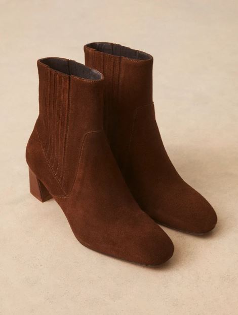 Bottine N° 522 Suede noisette RIVECOUR