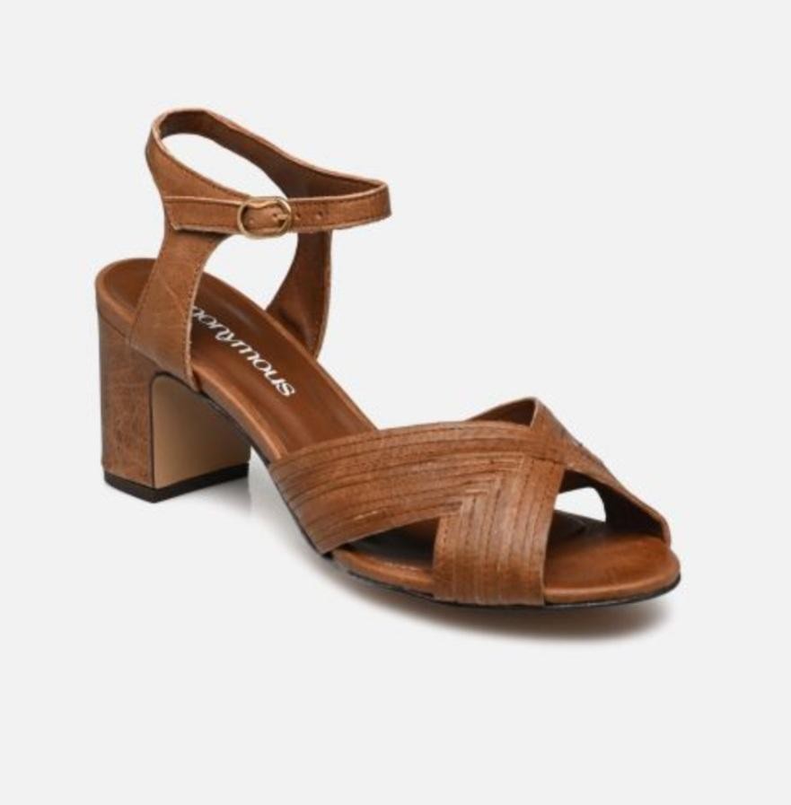 Sandale NIABI 50 Grainé Cinnamon ANONYMOUS COPENHAGEN Reste taille 36 !