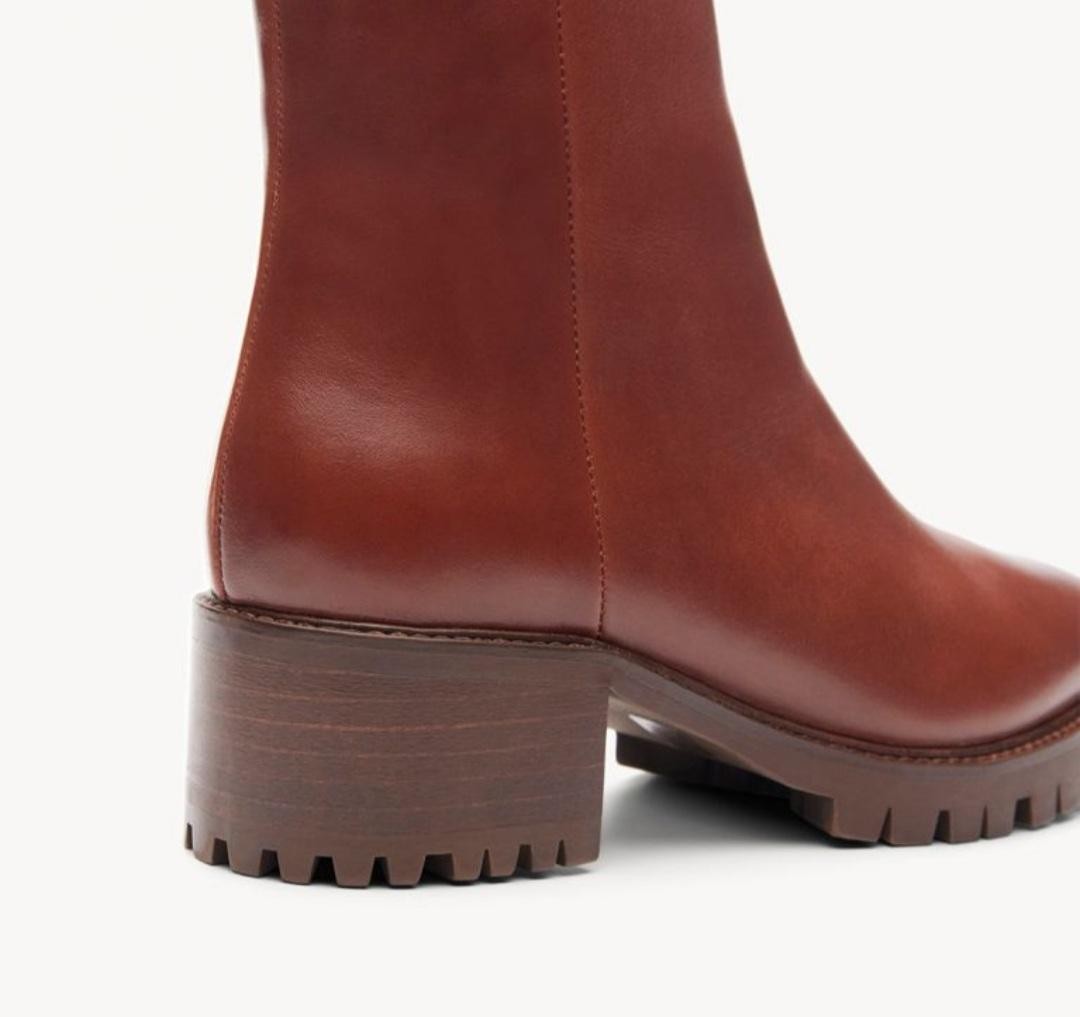 Bottine N° 78 Cuir Cognac RIVECOUR Reste 40 !