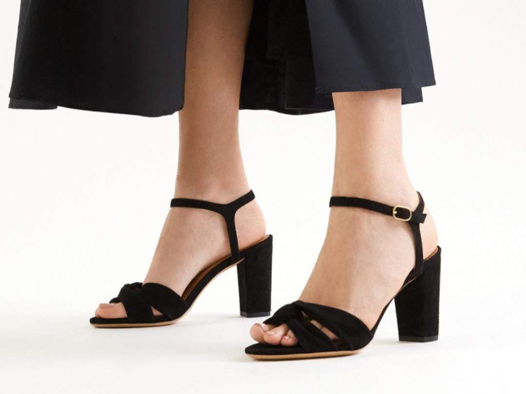 Sandale N° 440 Suède Noir Rivecour Reste 39 !