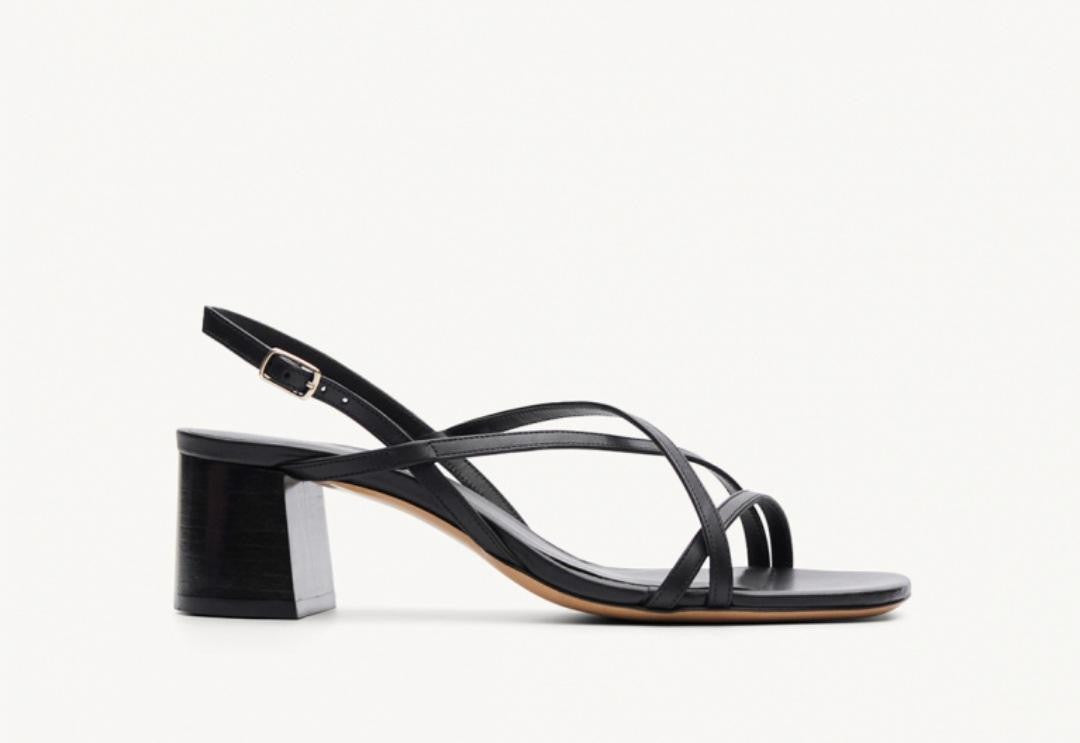 Sandale N°576 noir RIVECOUR