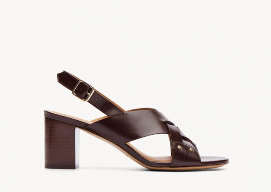 Sandale N° 688 Ebène RIVECOUR DERNIÈRE 40 !!