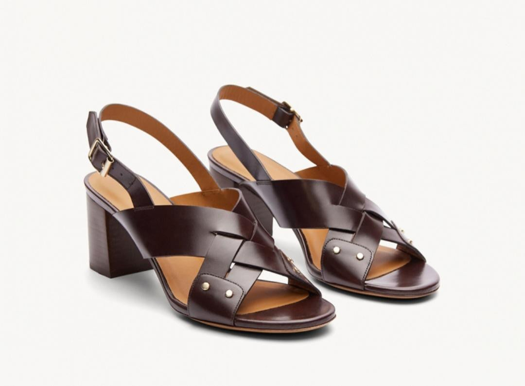 Sandale N° 688 Ebène RIVECOUR DERNIÈRE 40 !!