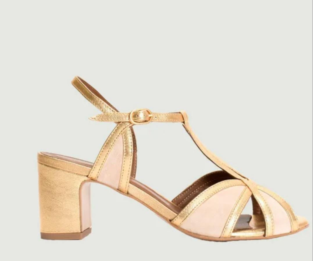 Sandale THERESE Gold/ Vanilla ANONYMOUS COPENHAGEN Dernière en 39!!!