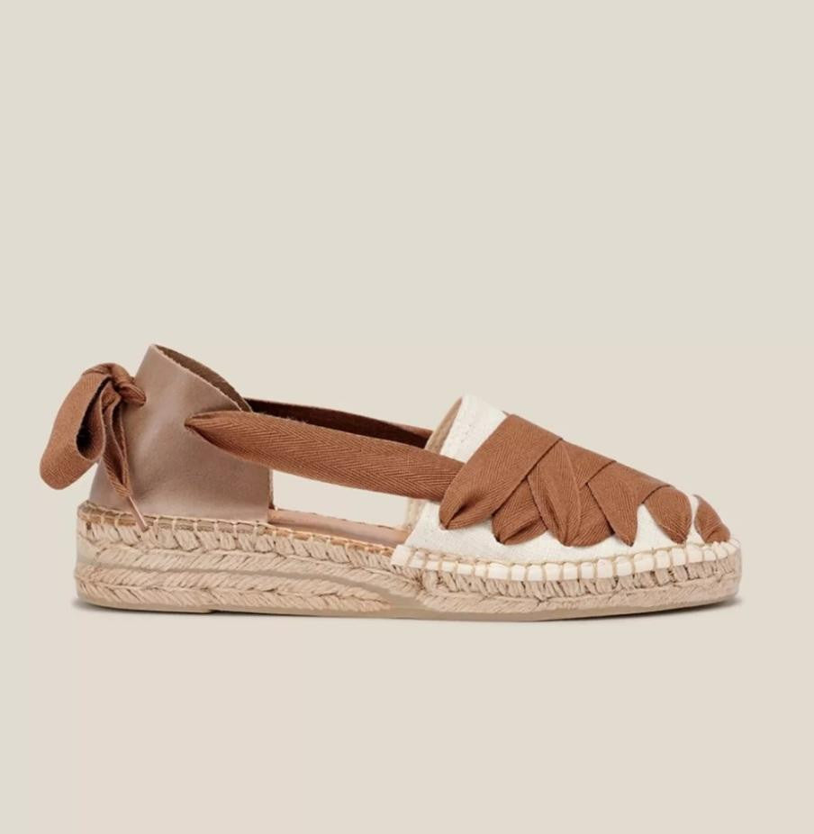 Sandale à corde / Espadrille SUKHA camel NAGUISA (taille très petit) DERNIÈRE 38 !!!