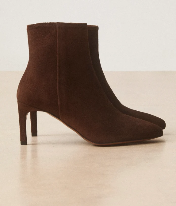 Bottine N° 720 Suède Marron chocolat RIVECOUR
