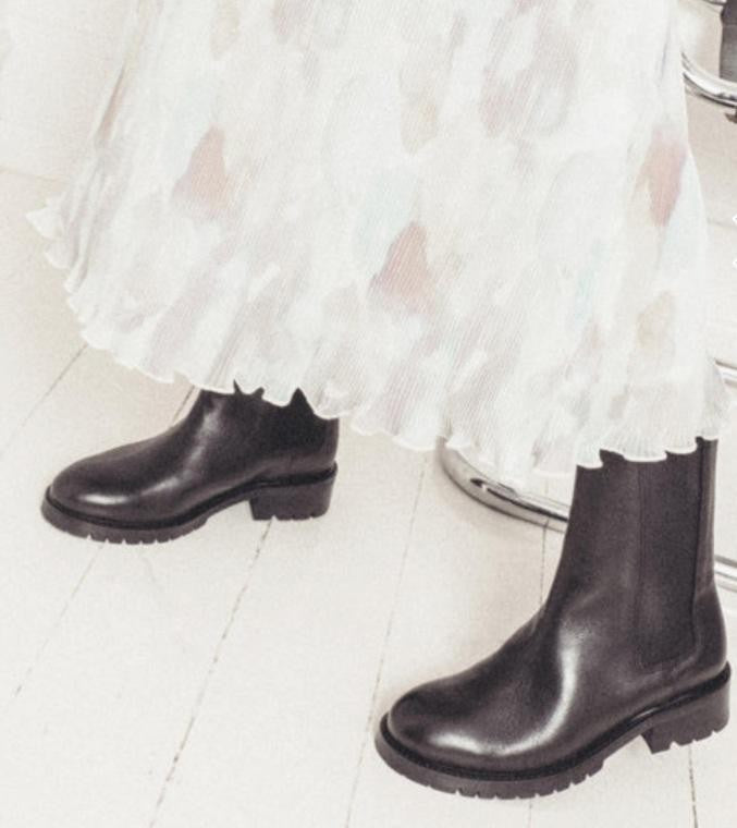 Bottine HAILY SPORT en cuir noir ANONYMOUS COPENHAGEN Reste taille 36 !