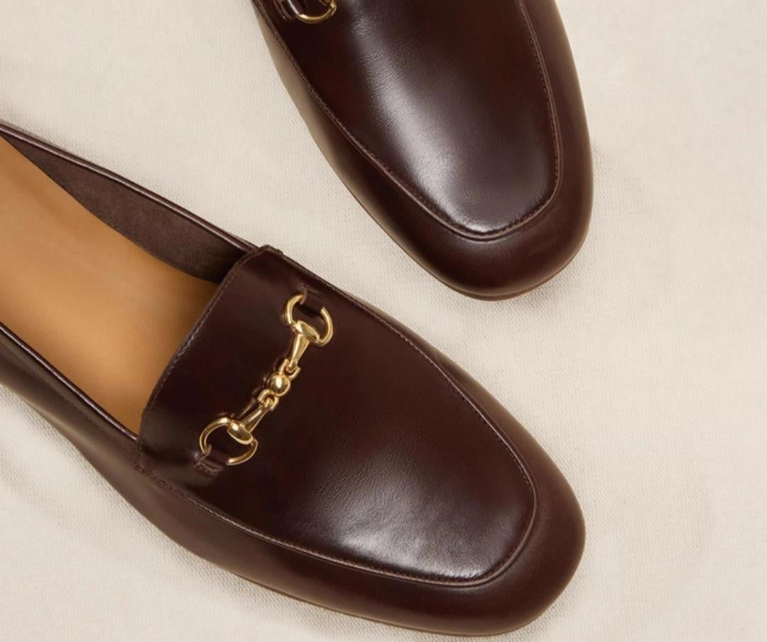 Mocassin N° 86 Cuir Ebène RIVECOUR Dernière en taille 37!