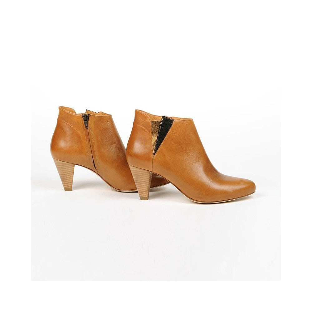 Bottine SYDNEY tabac AMESKA T41